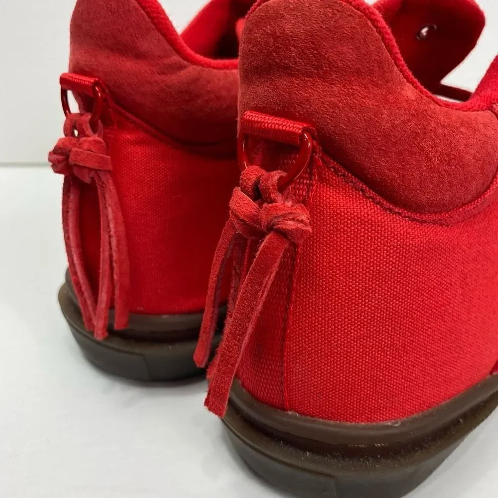 Clear Weather The One Ten Mid Top Sneaker Shoes Red Water Resistant Size 13